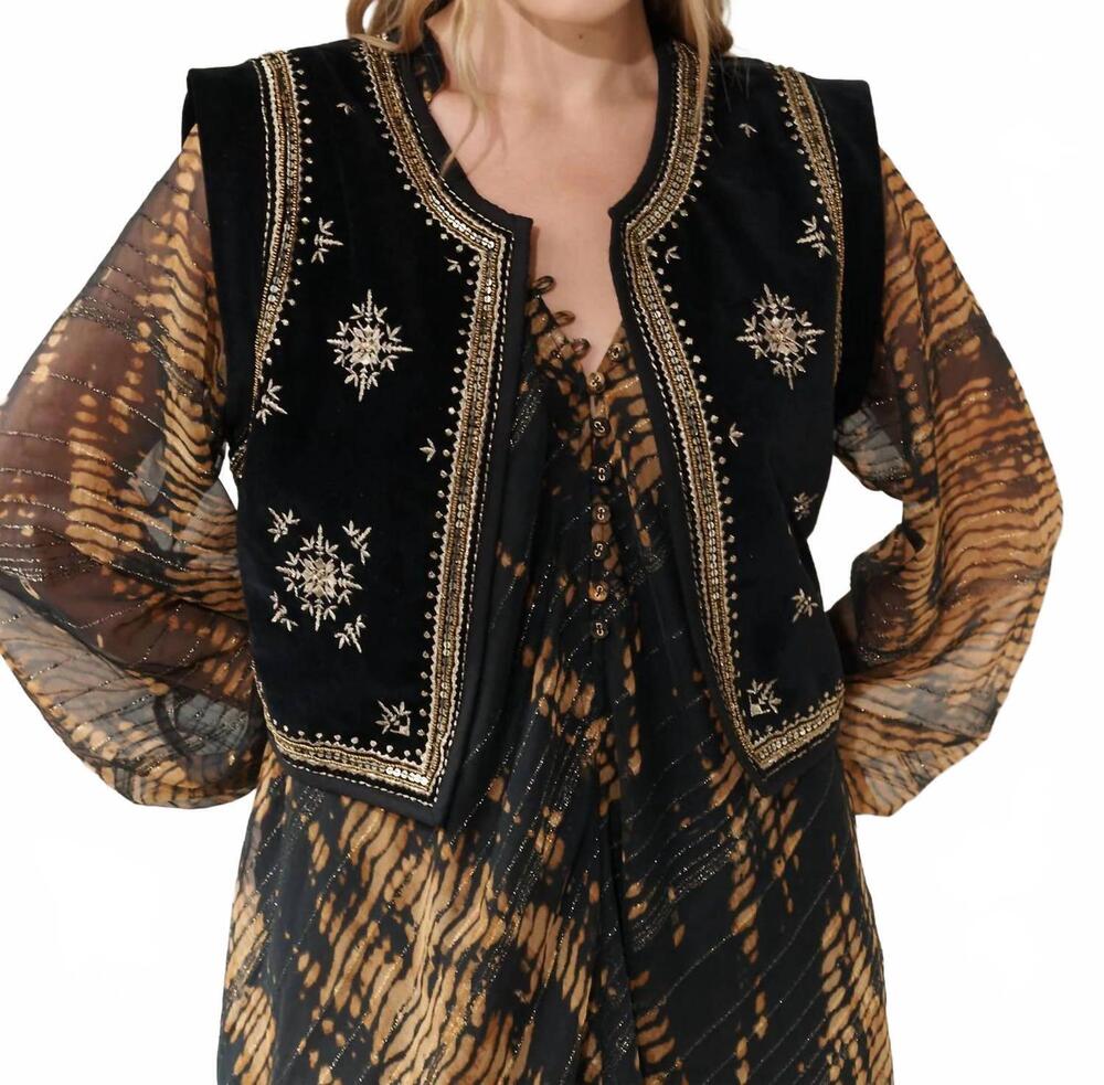 NEW PITI CUITI stars vest in black